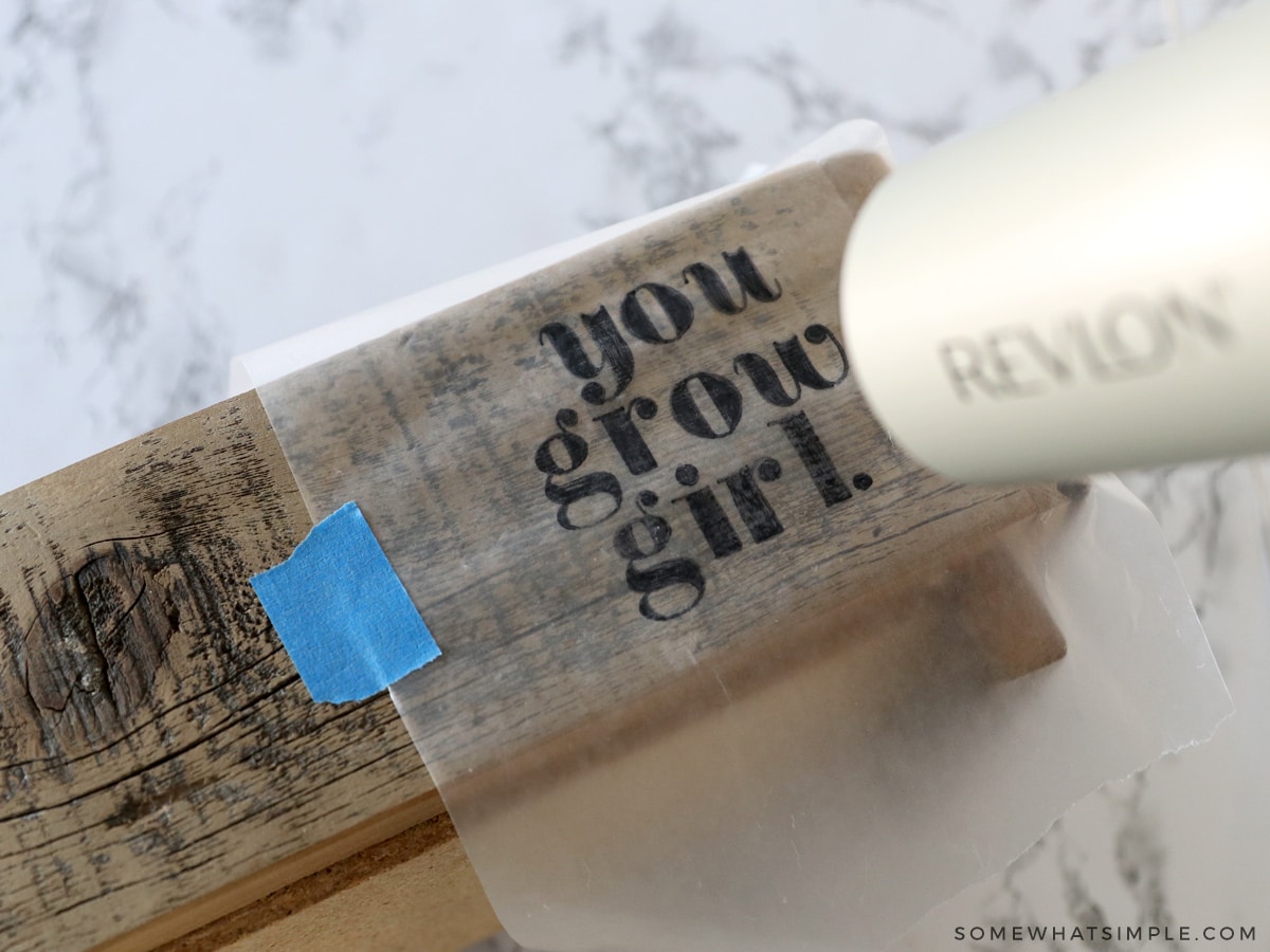 How to Use Wax Paper as an Iron on Stencil