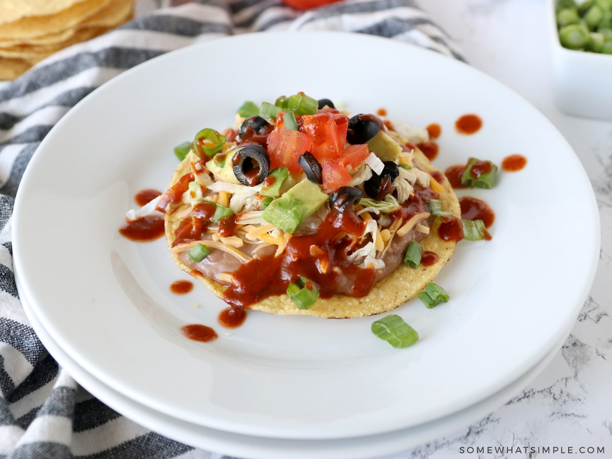 building the perfect tostada