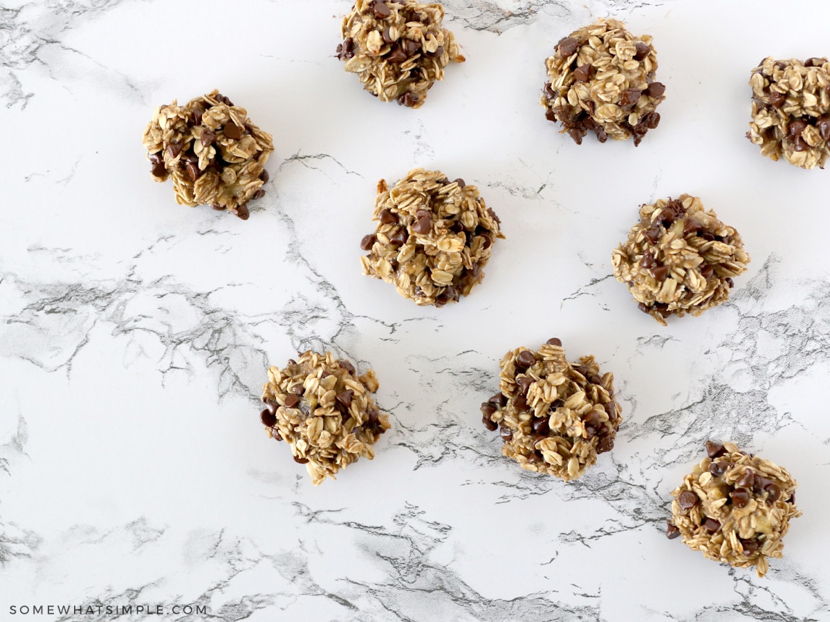 baked oatmeal banana cookies