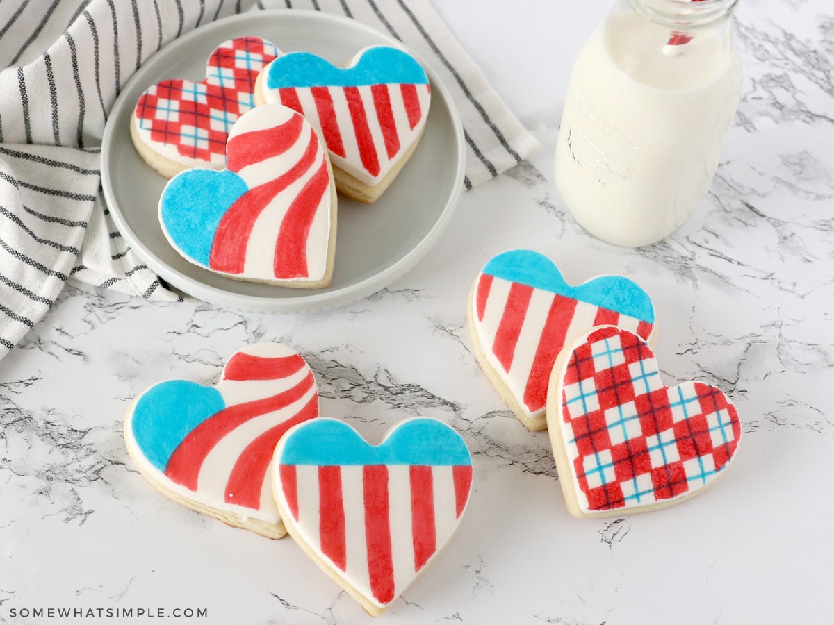 red white and blue cookies