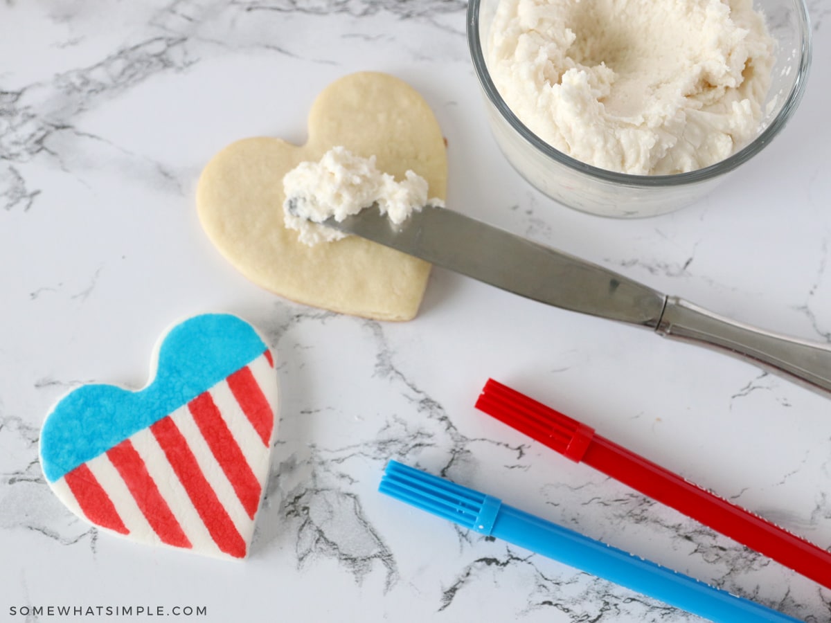 decorating 4th of july cookies