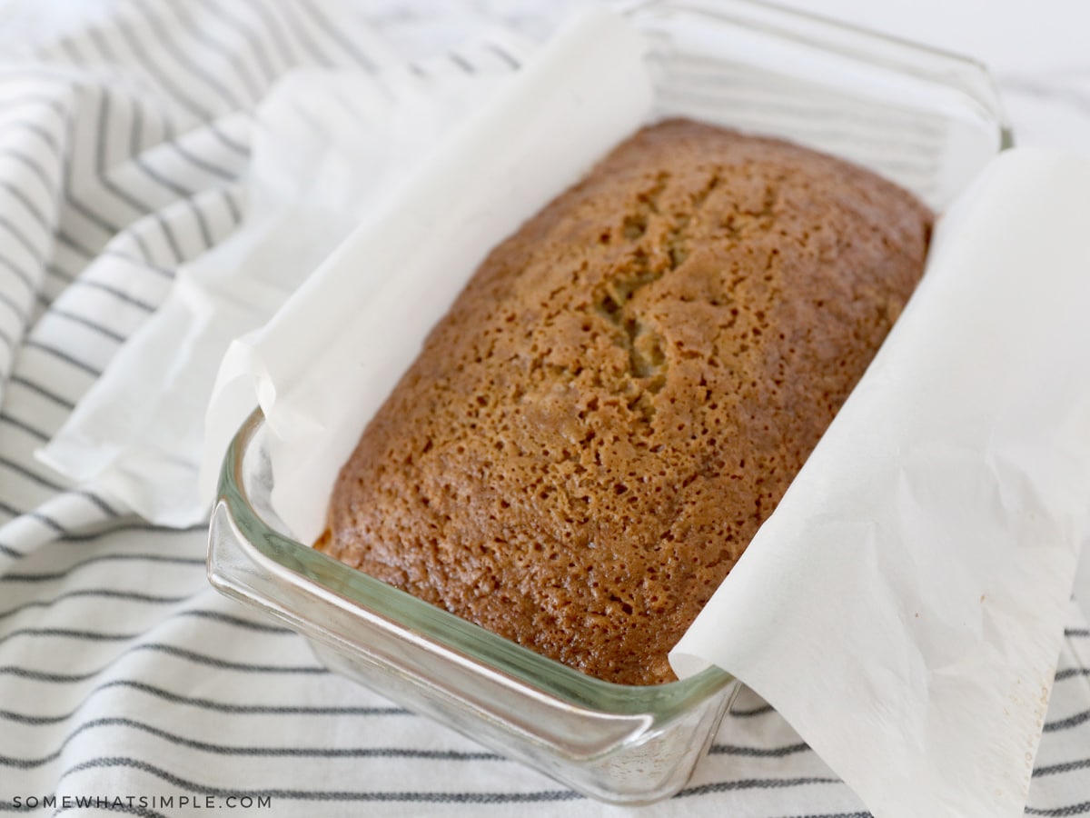 freshly baked zucchini bread