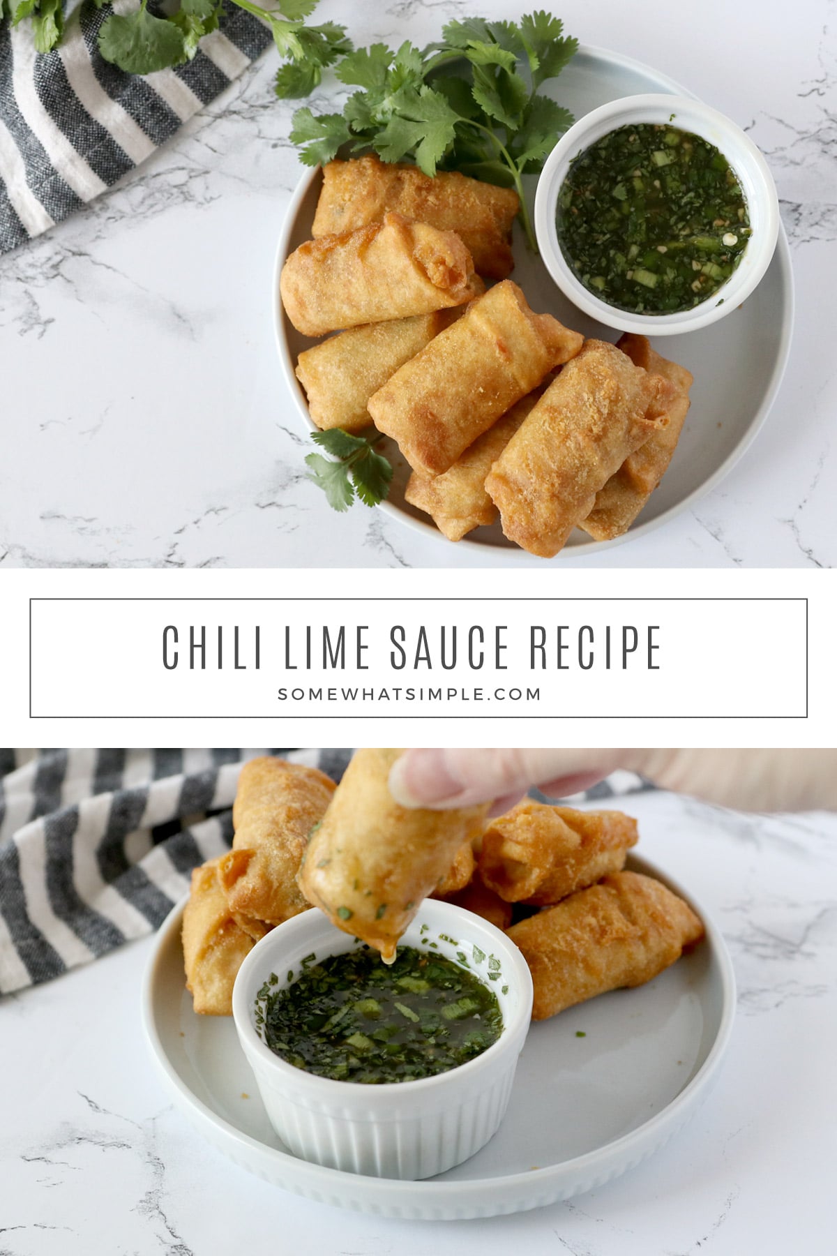 Chili Lime Sauce is spicy, sweet, and totally easy to make. It’s delicious drizzled over chicken, fish, and other meats, or served as a dip for your favorite Asian-inspired finger foods. via @somewhatsimple