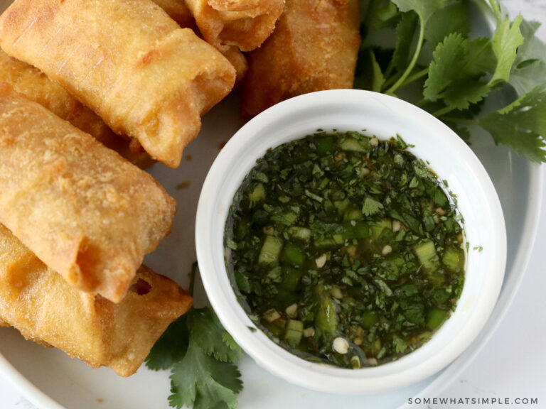 5Minute Thai Chili Lime Sauce from Somewhat Simple