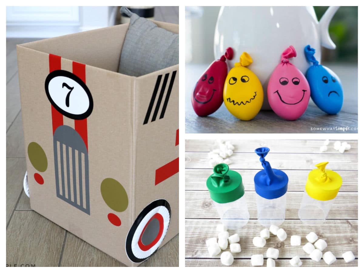 cardboard car craft and other activities for boys