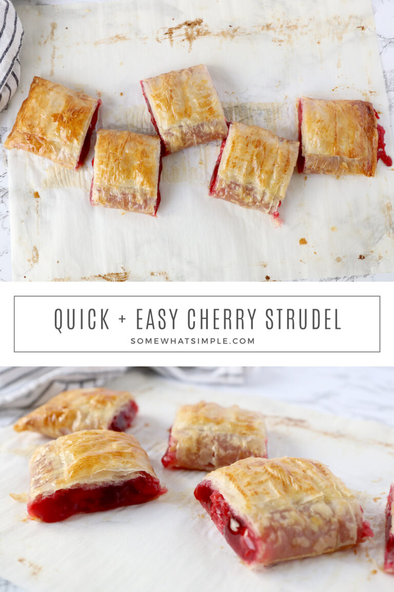 Easy Cherry Strudel Recipe (Flaky & Sweet)