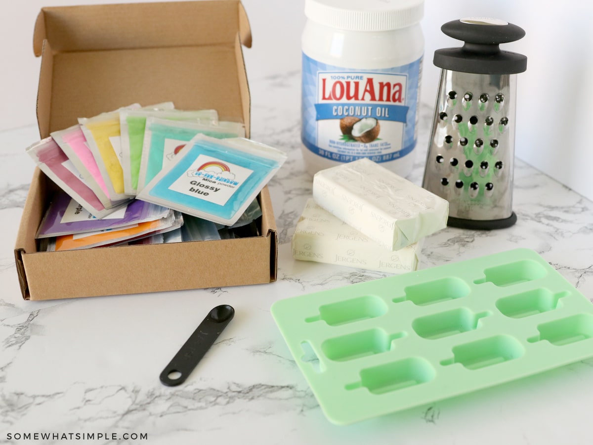 ingredients used to make popsicle soap