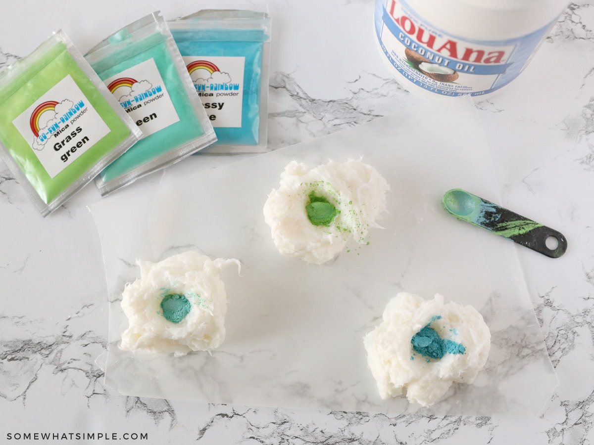adding color to homemade soap