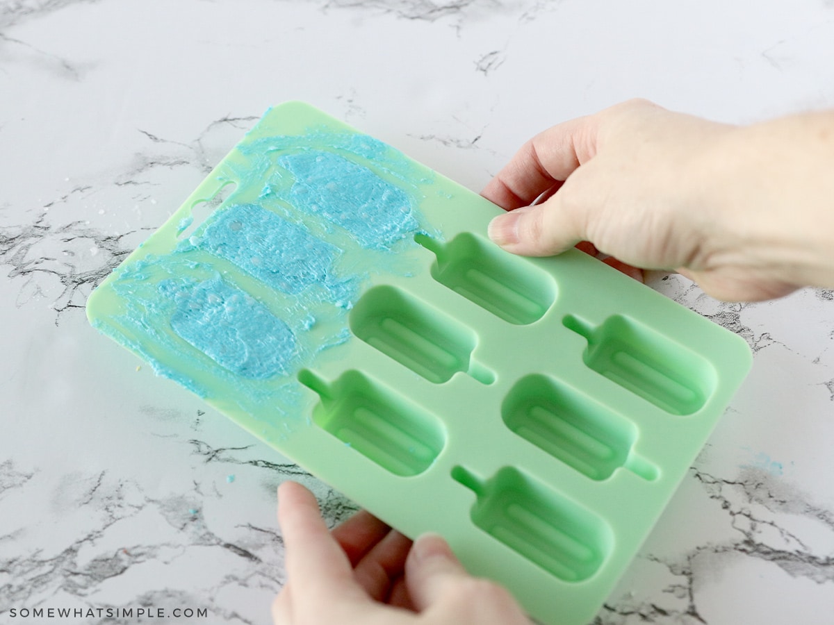 soap in a popsicle mold