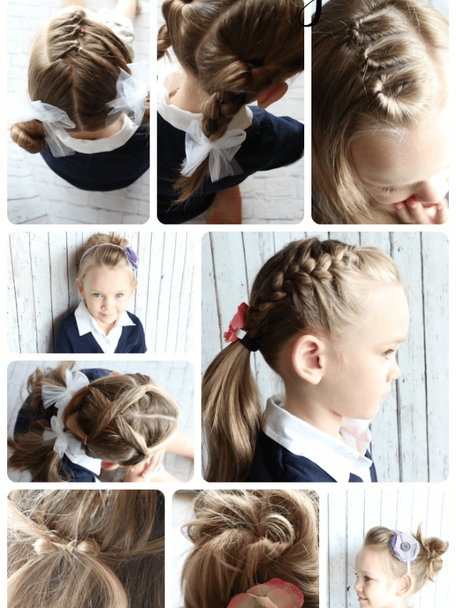 10 Easy Hairstyles For Little Girls - Somewhat Simple