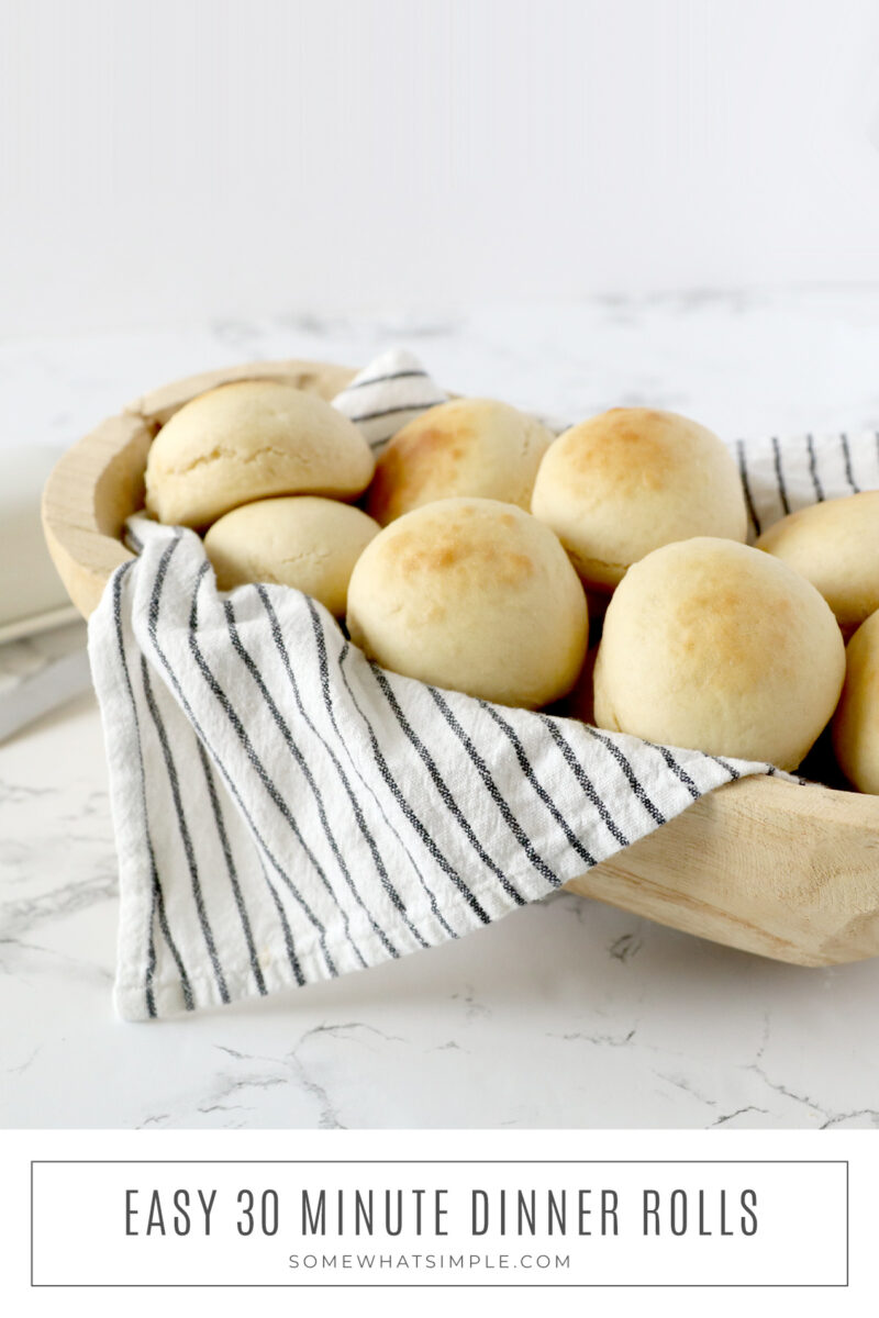 long image of diner rolls in a bread basket