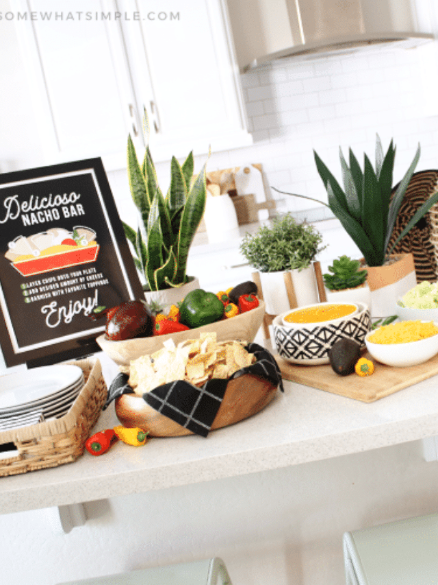 Build Your Own Nacho Bar Somewhat Simple
