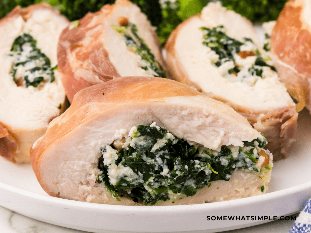 finished product of Florentine Chicken