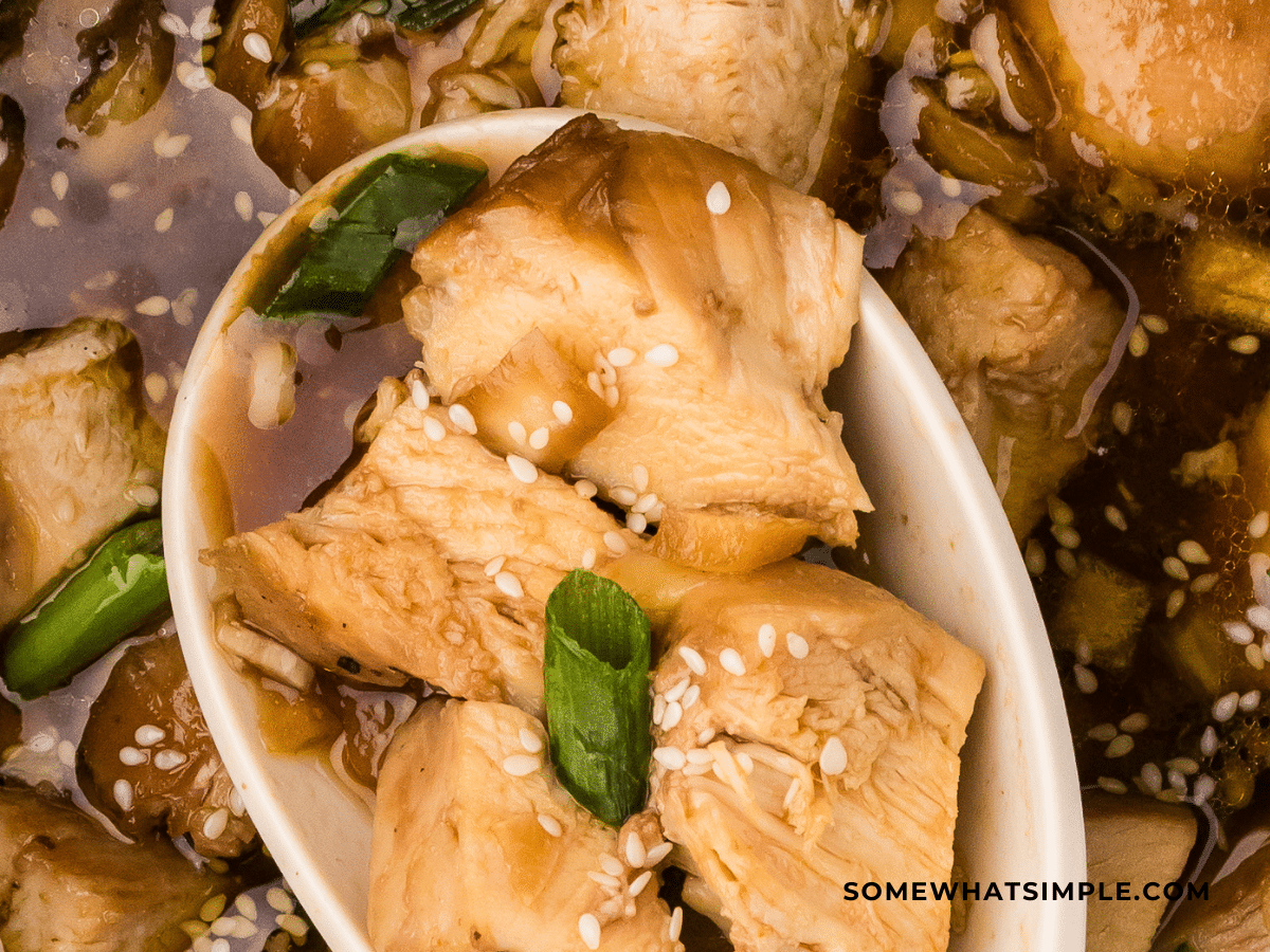 close up of Honey Sesame Chicken