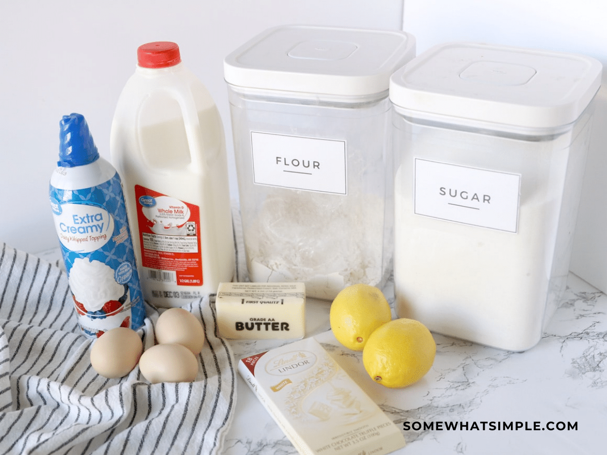 ingredient shot of Lemon Souffle