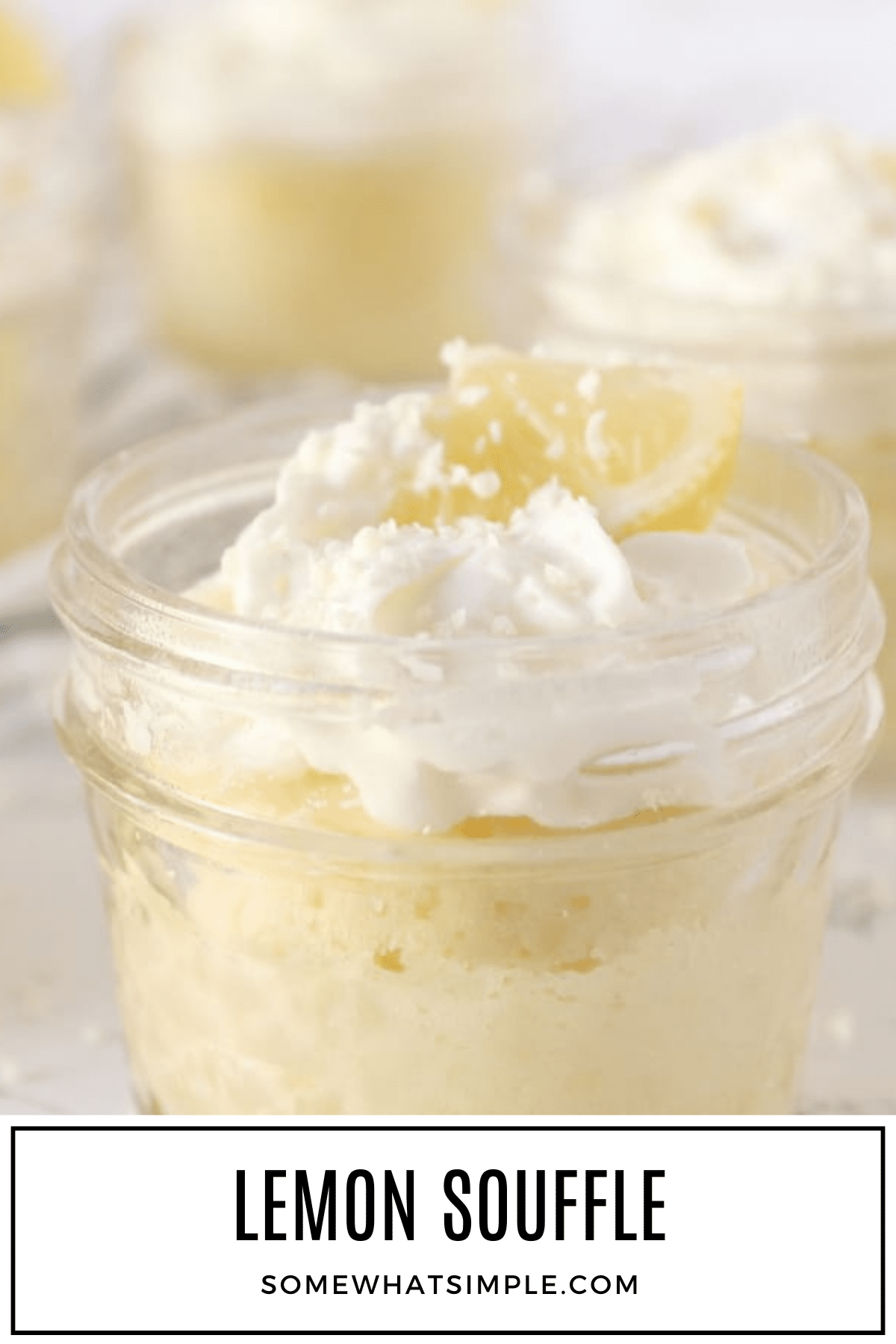 Lemon souffle is light and fluffy and makes the perfect individually portioned dessert! Made with the perfect amount of lemon flavor, they're a perfect summertime treat! via @somewhatsimple