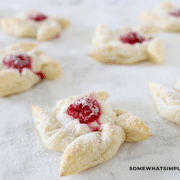 finished product for Raspberry Pastries