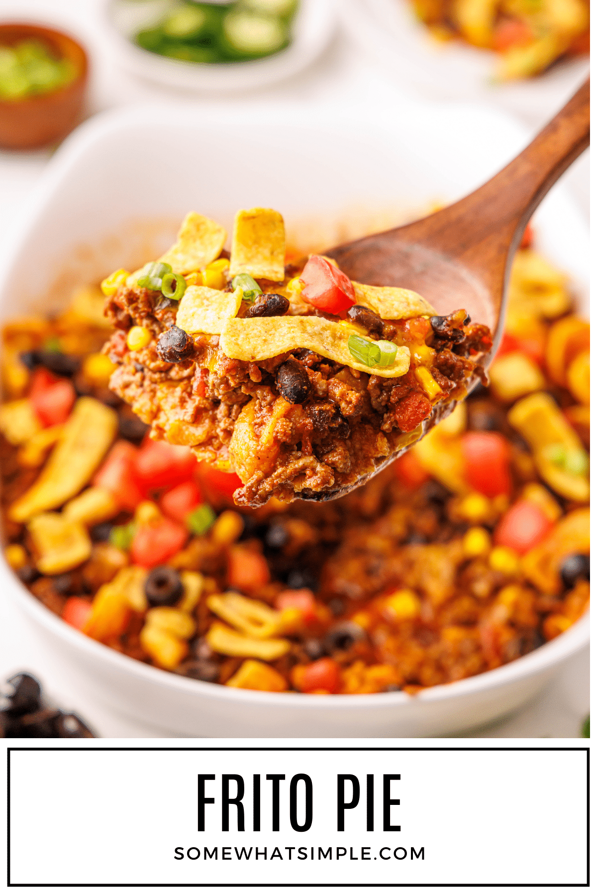 This Frito Pie is the ultimate comfort food that’s fast, flavorful, and perfect for any occasion. via @somewhatsimple