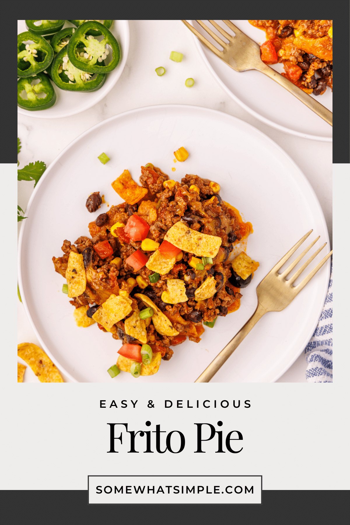 This Frito Pie is the ultimate comfort food that’s fast, flavorful, and perfect for any occasion. via @somewhatsimple