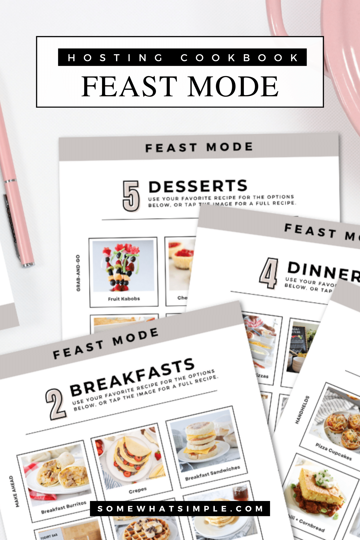 Feast Mode is your new-favorite cheat sheet with 36 go-to meals that keep guests happy and your hosting game strong! via @somewhatsimple