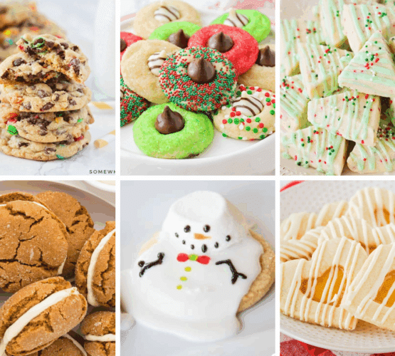 collage of Christmas Cookies