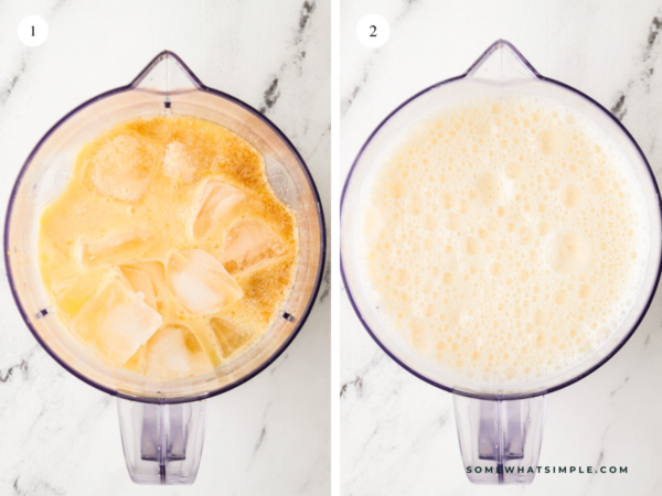 pictured directions on how to make orange julius'