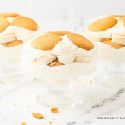 Banana Pudding in 3 dessert cups